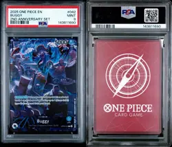 2025 ONE PIECE BUGGY 2ND ANNIVERSARY SET OP09 042 LEADER PSA 9 - Image 3