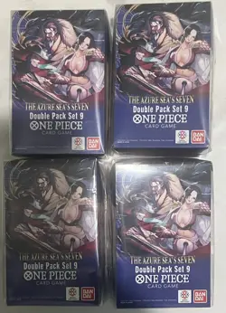 One Piece Dp 09 The Azures Sea’s Seven Double Pack English Sealed (Lot Of 4) - Image 1