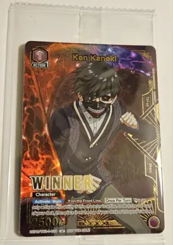 Union Arena Card Tokyo Ghoul Ken Kaneki Union Rare Winner 039 Sealed English - Image 1