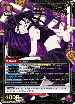 Envy Alternate Art Foil - UE09BT/FMA-1-077 NM - Union Arena - Image 1