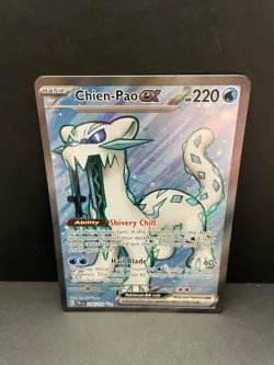 Pokemon Paldean Evolved Chien-Pao EX Double Rare Card 236/193 NM - Image 1