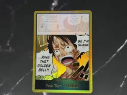One Piece Adventure on Kami's Island OP15 EB04 Gold Don!! Card Monkey D Luffy NM - Image 2