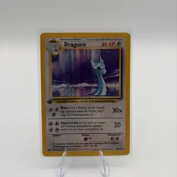 Dragonair 18/102 1st Edition German Rare Pokemon Card Base Set LP - Image 1