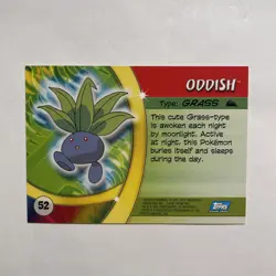 Oddish 2004 Topps Advanced Challenge Pokemon Card - Image 2