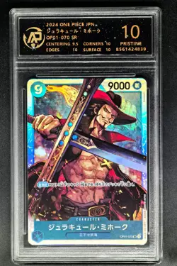 2024 ONE PIECE JPN. cards Dracule Mihawk OP01-070 SR RPA 10 (SAME AS PSA 10) - Image 1