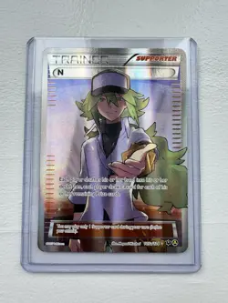 Pokemon N Full Art Promo Holo Trainer Supporter 105A/124 Alternate Art Card - Image 1