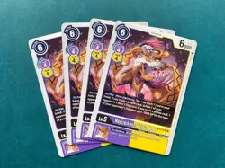 Maycrackmon: Vicious Mode BT9-076 Playset X Record Digimon Card Game x4 - Image 1