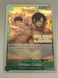 Portgas.D.Ace (Judge Pack Vol. 6) OP09-035 One Piece Promotion Cards Foil - Image 1