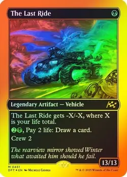 The Last Ride First Place Foil Aetherdrift NM MTG - Image 1
