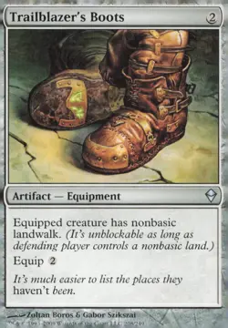 Zendikar #208 Trailblazer's Boots - Image 1