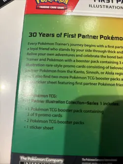 Pokemon First Partner Illustration Collection Series 30th Anniversary BRAND NEW - Image 2