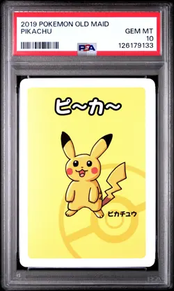 2019 POKEMON OLD MAID PIKACHU PSA 10 - Image 1