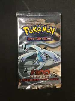 2000 Pokemon TCG WOTC Neo Genesis Booster Pack SEALED 1st Edition! WOW! - Image 1