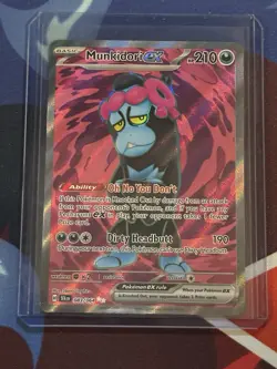 Pokemon SV Shrouded Fable Munkidori ex 83 Ultra Rare Full Art card NM 083/064 - Image 1