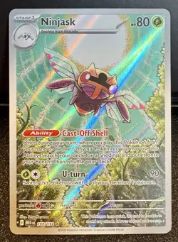 Pokemon TCG Ninjask 137/132 Mega Evolution Holo Rare NM - Image 1