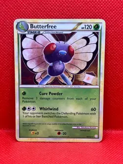 Pokemon Tcg Butterfree 16/123 Heartgold & Soulsilver Non Holo - Image 1