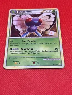 Pokemon Tcg Butterfree 16/123 Heartgold & Soulsilver Non Holo - Image 2