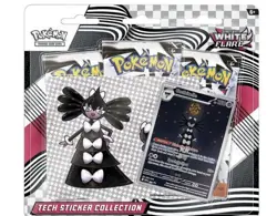 Pokemon TCG Scarlet Violet 10.5 White Flare 3Pk Blister Tech Sticker Collection - Image 1