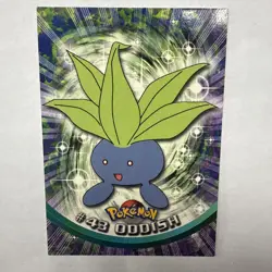Oddish #43 1999 Topps TV Blue Logo Pokemon - Image 1