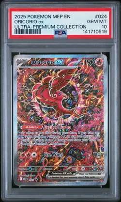 Pokemon TCG Oricorio ex 024 Mega Evolution Promo PSA 10 - Image 1