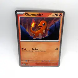 Charmander (Cosmos Holo) 047 Holo Promo 151 Scarlet & Violet Promo Pokemon NM - Image 1