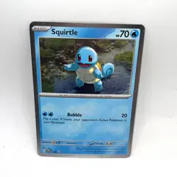 Squirtle (Cosmos Holo) 048 Holo Promo Scarlet & Violet 151 Promo Pokemon Holo NM - Image 1