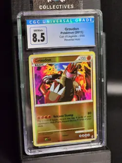 GROUDON Reverse Holo #6 Pokemon TCG 2011 Call of Legends CGC 8.5 NM/Mint+ - Image 1