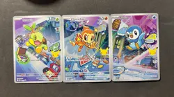 Pokemon First Partners Illustration Series 1 Gen4 Promo Set Pokemon - Image 1
