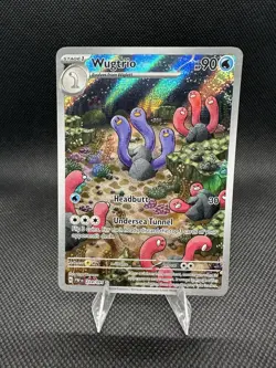 Wugtrio 224/091 Paldean Fates Illustration Rare Pokemon TCG NM Condition - Image 1