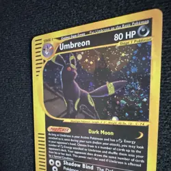 Pokemon Umbreon 80 HP Holo Rare Aquapolis H29/H32 2002 Mitsuhiro Arita- DIY - Image 5