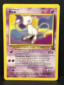 Mew #8 Black Star Promo Wizards of the Coast Pokemon TCG Non Holo - NM - Image 1
