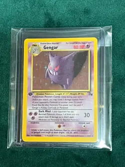 Gengar 1st Edition Holo #5/62 – Pokemon Fossil Set - Image 3
