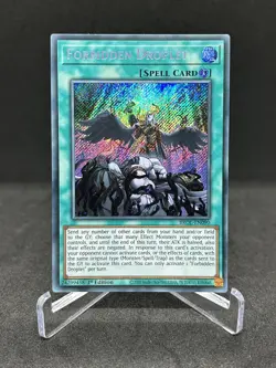 Yugioh Forbidden Droplet BROL-EN090 Secret Rare 1st Ed NM - Image 1