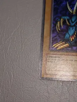 Yugioh Tri-Horned Dragon LOB-000 Secret Rare Unlimited Edition LP - Image 4
