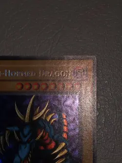 Yugioh Tri-Horned Dragon LOB-000 Secret Rare Unlimited Edition LP - Image 5