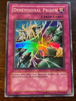 Yugioh Dimensional Prison WC08-EN003 Super Rare LP - Image 1