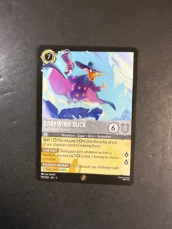Disney Lorcana Winterspell - Darkwing Duck- 192/204 Legendary Non-Holo Rare MINT - Image 1