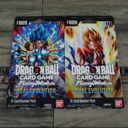 Dragon Ball Z Super Card Game Fusion World FB09 Dual Evolution Booster Packs x2 - Image 3