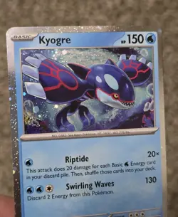 Kyogre 034/132 Cosmos Holo - Pokemon Mega Evolutions MEG Rare Card - Image 1