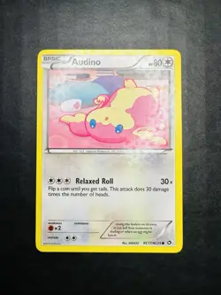 Pokemon TCG Single Card Audino Full Holo Promo RC17/RC Radiant Collection 2013 - Image 1