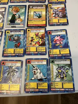 Lot Of 26 Vintage Digimon Cards 1999 LP To Mostly HP DMG, For Deck Building - Image 4