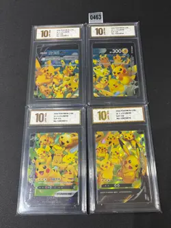 Pikachu V-union Promo 109/S-P - 112/S-P Combination Set - Pokemon Card CGrade 10 - Image 1