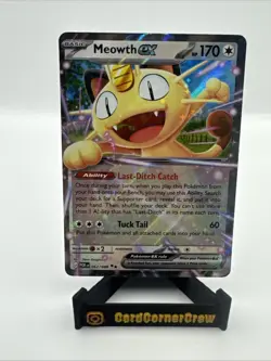 Pokemon Meowth EX Full Art Holo Card 062/088 Perfect Order-NM - Image 1