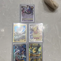 Pokemon TCG 5 Card Lot – Gengar X, Flareon EX, Kyogre EX, Holo Foil, EX - Image 1