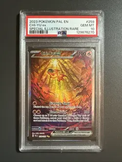 Pokemon TCG Chi-Yu EX Scarlet & Violet Paldea Evolved Holo Card 259/193 PSA 10 - Image 1