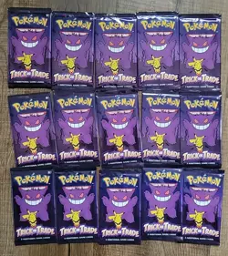 Pokemon TCG Trick or Trade 2022 Booster Bundle Lot 15x Mini Packs Halloween Card - Image 1