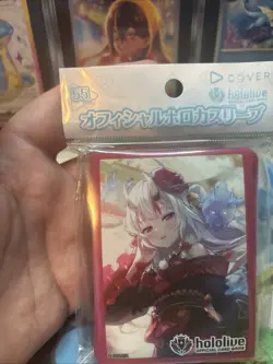 Hololive Official Card Game Vol.27 Nakiri Ayame sleeves 55 ct new sealed - Image 2