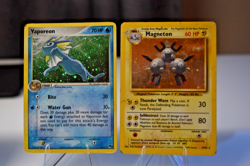 Vintage Pokemon Card Holo Rare Lot, Clefairy, Nidoking, Vaporeon, Damaged, Playe - Image 4