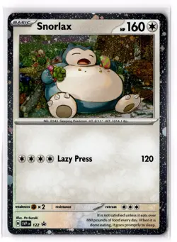 Snorlax - 122 SV: Scarlet & Violet Promo Cards Holo NM - Image 1