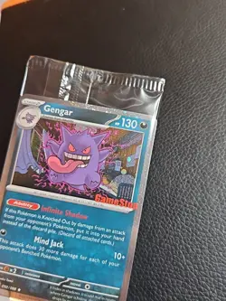 Gengar Promo Card Pokemon Perfect Order Gamestop Stamped 050/088 SEALED - Image 3